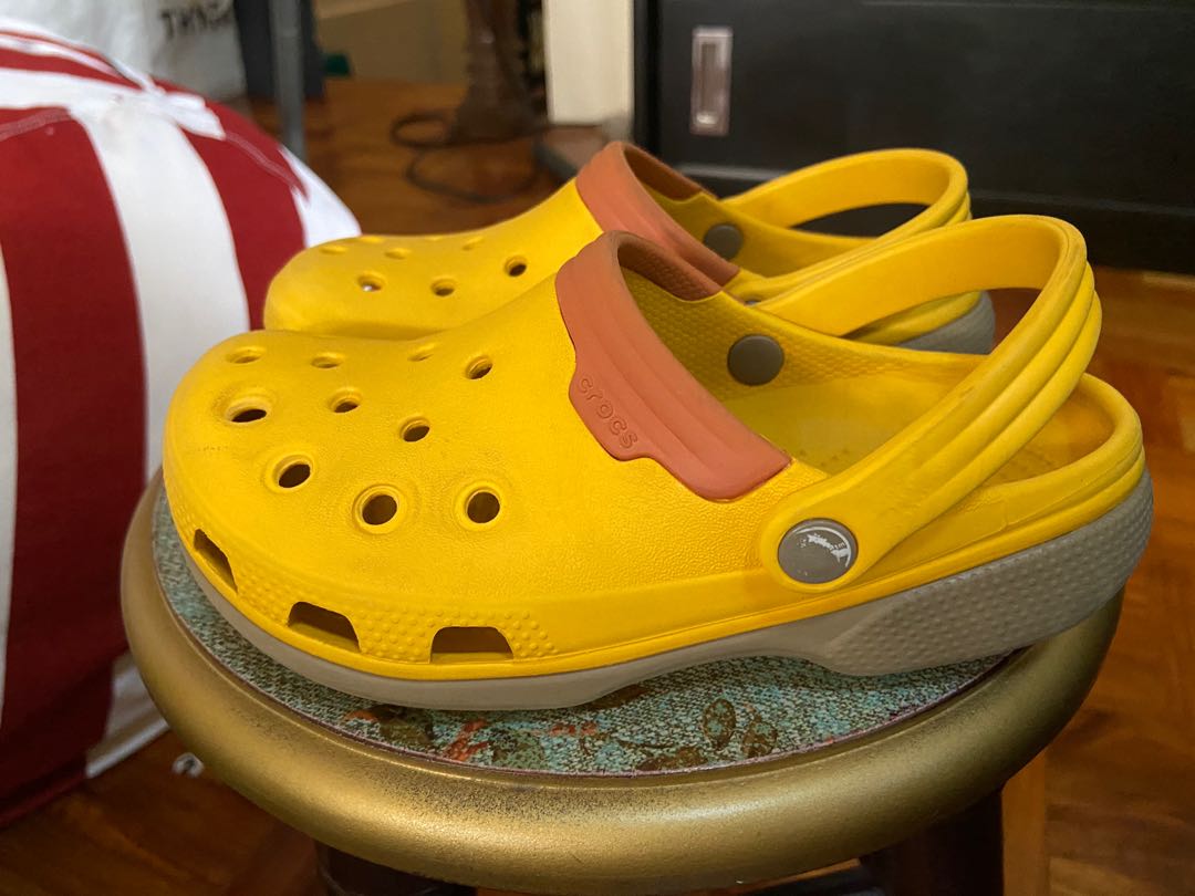 crocs mustard yellow