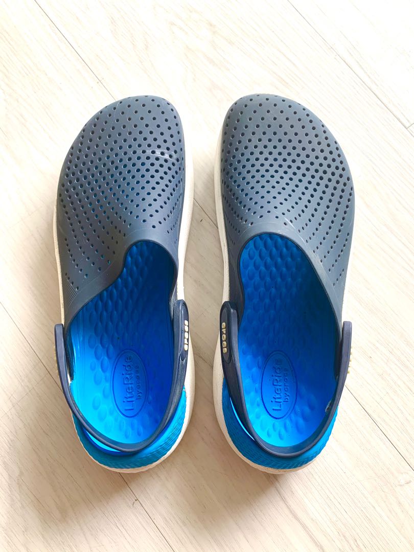 fur crocs slippers for men