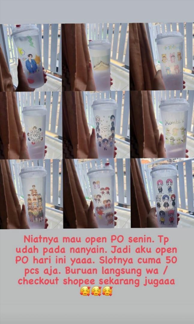 Custom Kpop Reusable Cup K Wave Di Carousell