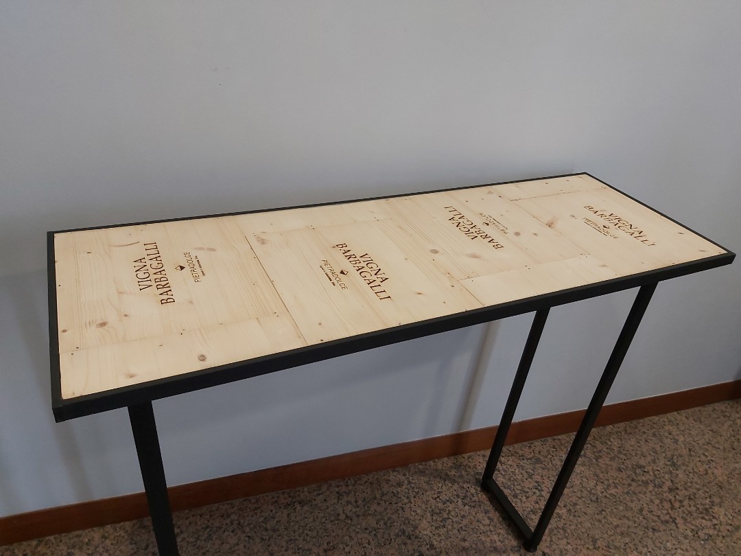 Custommade wine crate bar table, Furniture & Home Living, Furniture, Other Home Furniture on