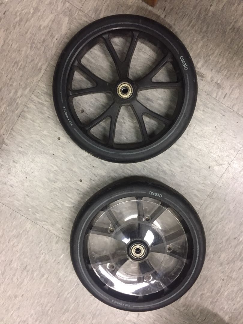 oxelo scooter wheels
