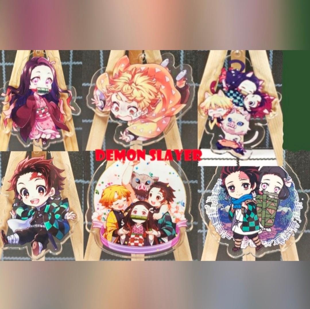 Offer Demon Slayer Kimetsu No Yaiba Anime Characters Double Sided Keychain Entertainment J Pop On Carousell Anime trap phone wallpapers anime behind glass. demon slayer kimetsu no yaiba anime