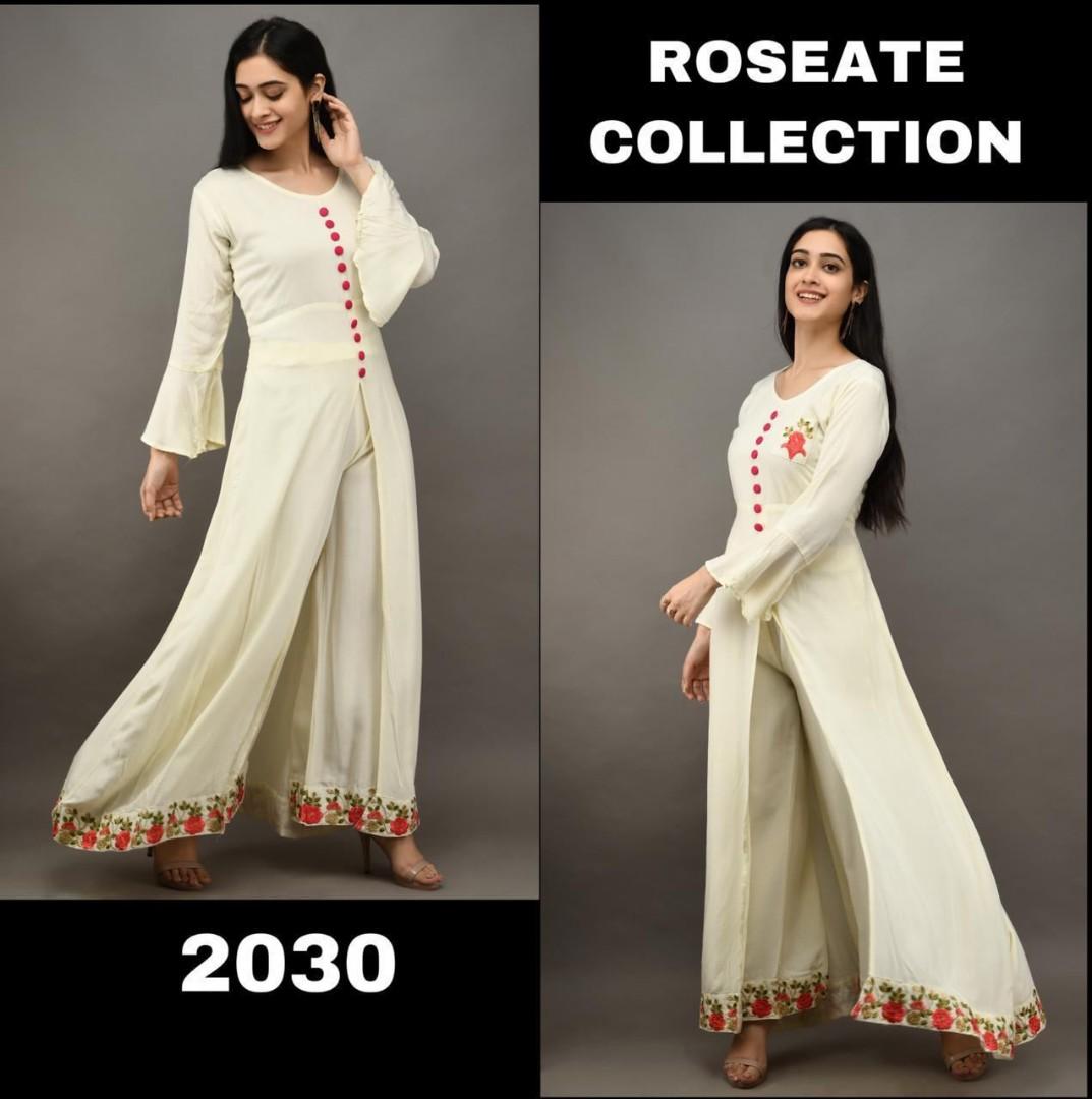 Plazo kurti set | long kurta plazo set | latest plazo dress – Ysvara  Lifestyle