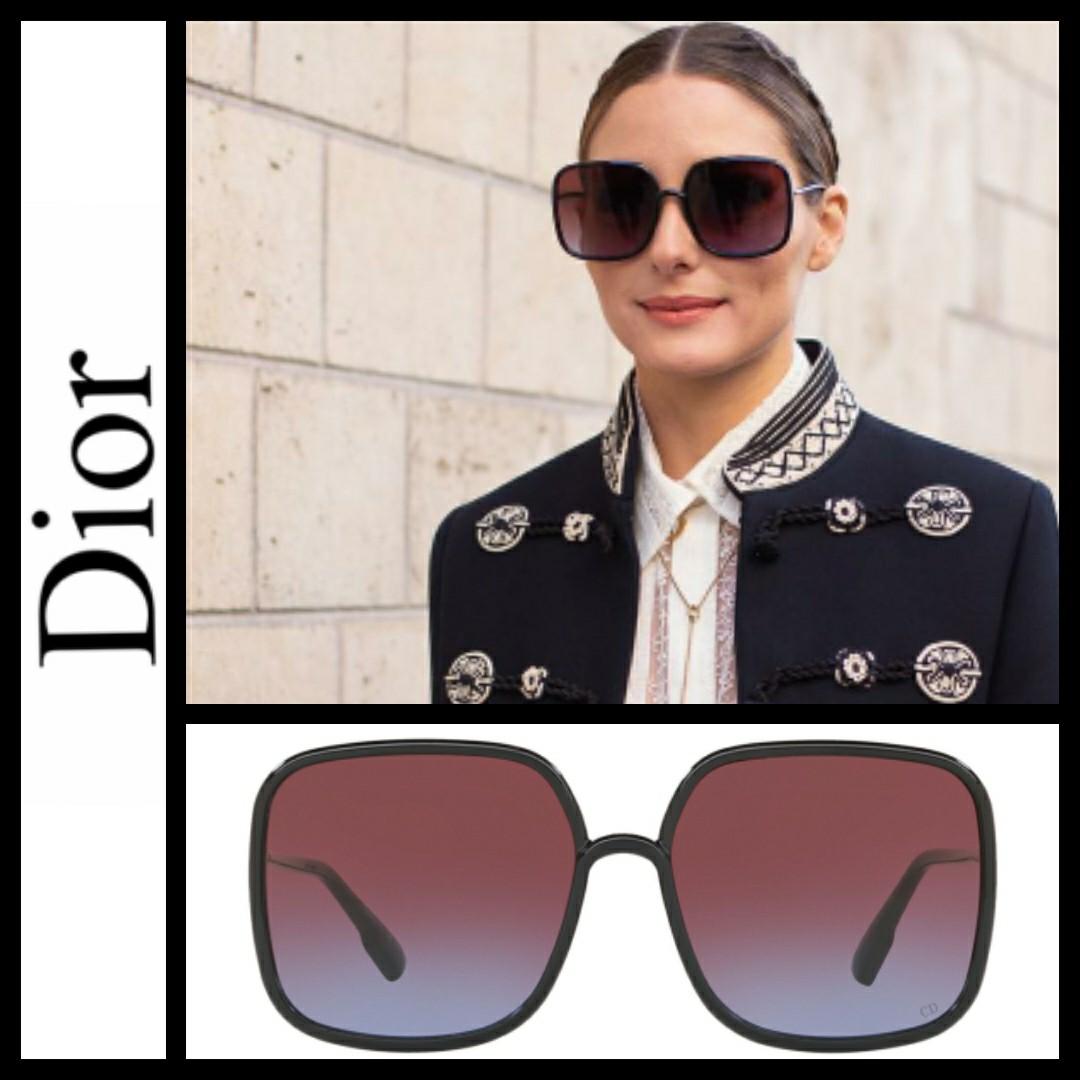 Dior Stellaire SU Square Sunglasses in Gold  Dior Eyewear  Mytheresa