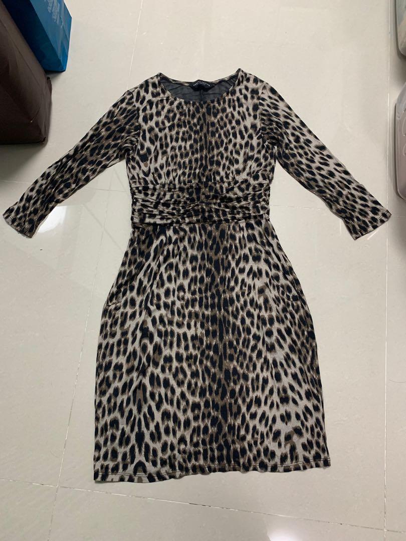 dorothy perkins leopard print dress