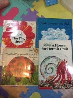 Eric carle tiny seed, little cloud, hermit crab and lady bug book bundle