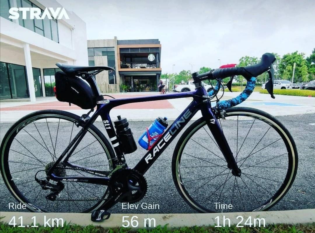 Full bundle Raceline full carbon roadbike