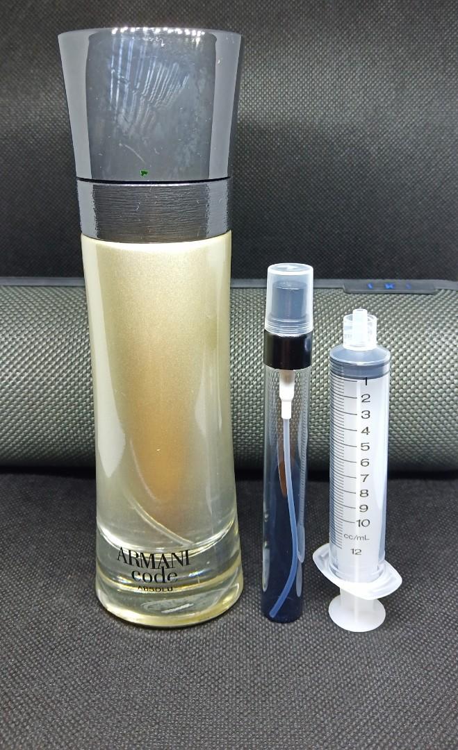 armani code decant