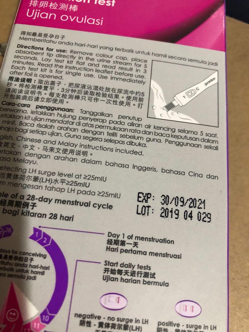 Guardian Ovulation Test Kits, Babies & Kids, Maternity Care on Carousell