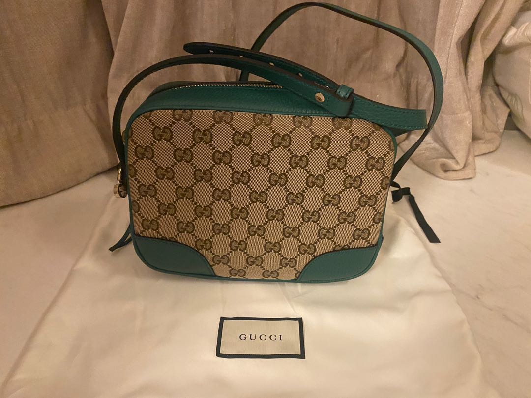 green gucci camera bag
