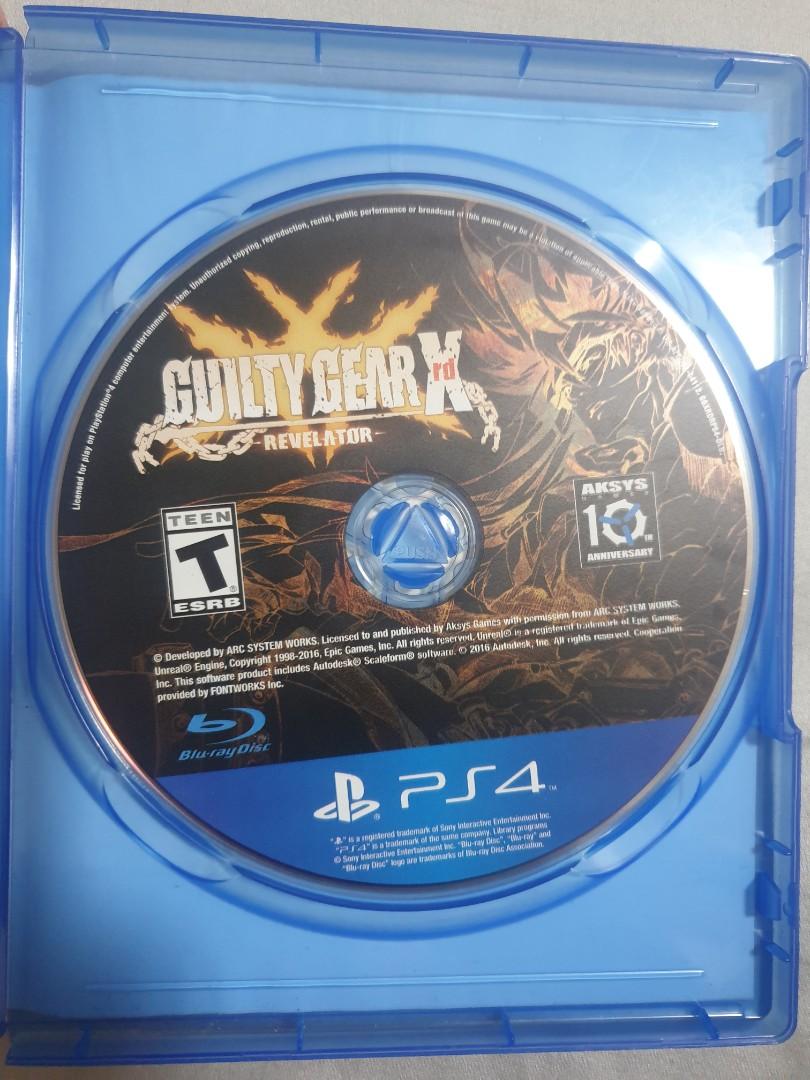 Guilty Gear xrd Revelator (Category: PlayStation) located in Quezon City. Submitted by itemsforadoption (Listing ID 1037760299, Image 3). Description: Rfs: Lots of time thanks to the ECQ so I went through most of the stuff. Now feast your eyes on a flurry of strange items that come with a certain history or silly description. That may very well end up part of your own history. Item Description: Letting go of my old ps4 games. Maybe someone else w