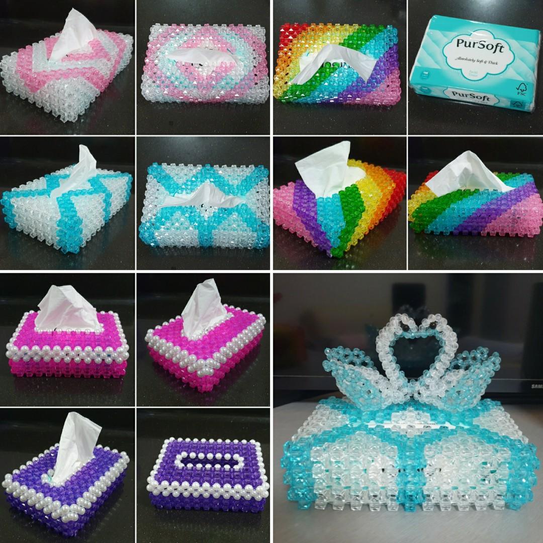 How To Make Beaded Tissue Box