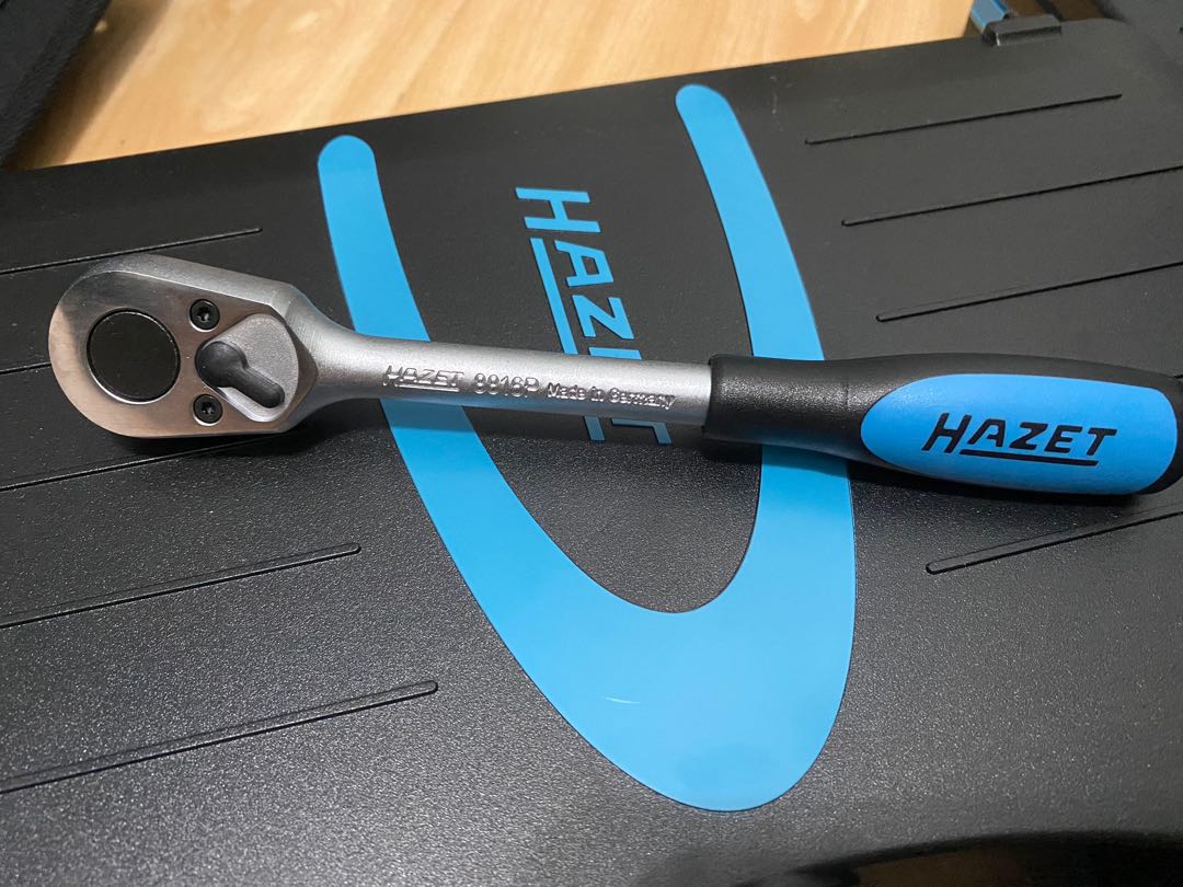 發燒級德國工具名牌Hazet 8816P 3/8 棘輪扳手/扑柄德國製, 汽車配件
