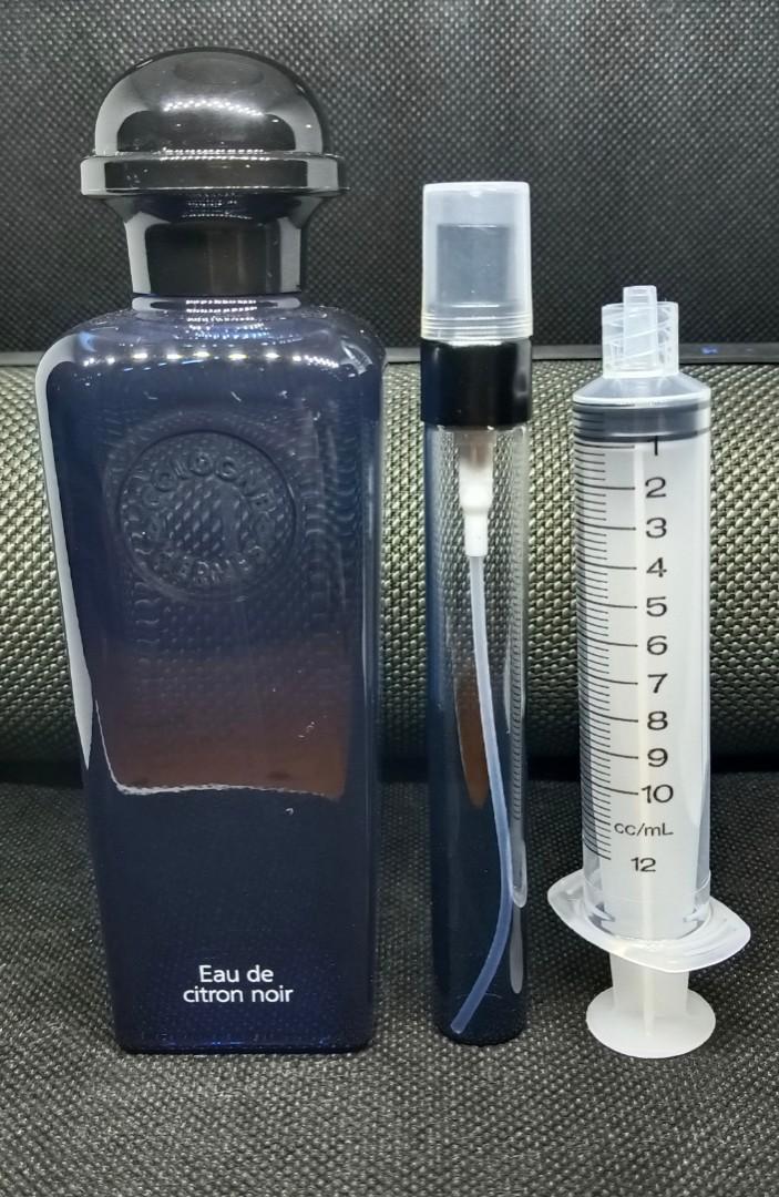 Hermes Eau De Citron Noir 10 Ml Decant Health Beauty Perfumes Nail Care Others On Carousell Following reports of defective 10ml atomizers we will be using two 5ml glass bottles instead of a single 10ml sized glass atomizer. hermes eau de citron noir 10 ml decant
