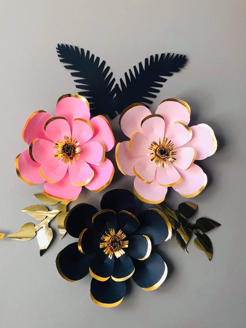 Home Decoration With Paper Flowers Design Craft Handmade Craft On Carousell