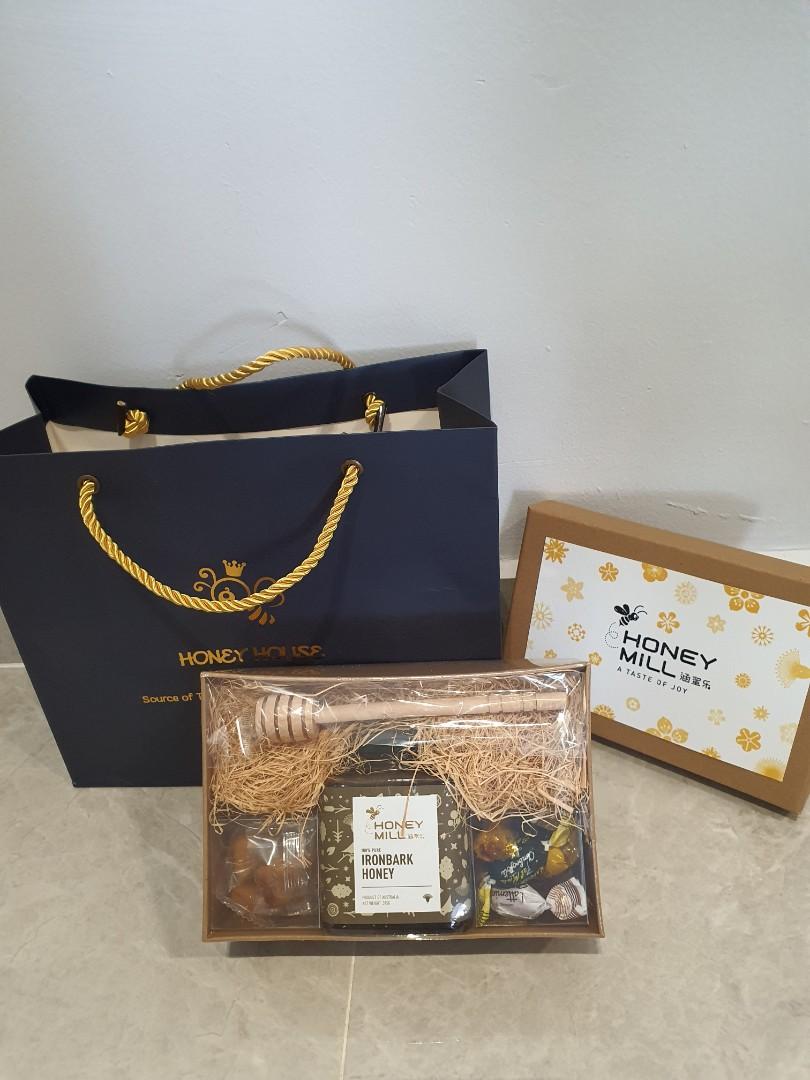 Honey Mill Beekeeper Box With Iron Bark Honey Food Drinks Packaged Snacks On Carousell