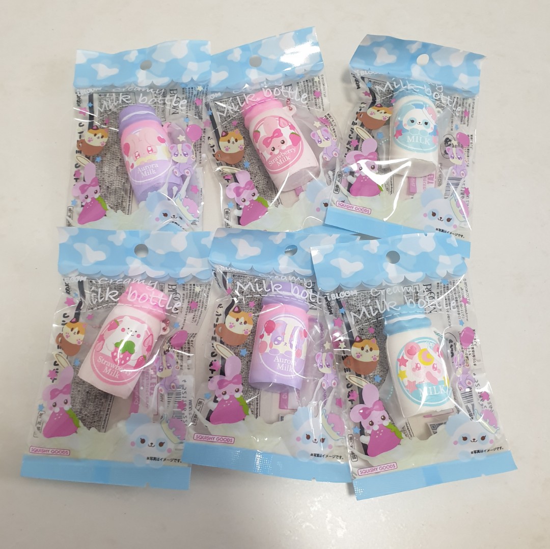 Ibloom Creamy Milk Bottle Squishy Hobbies Toys Toys Games On Carousell