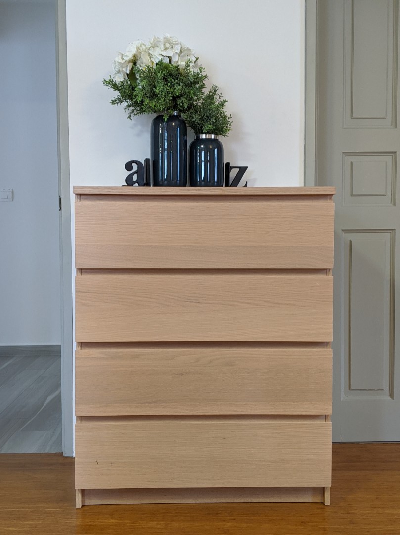 Malm oak outlet drawers