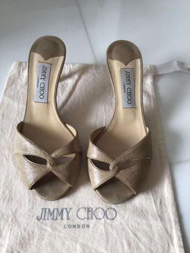 silver heels size 5.5