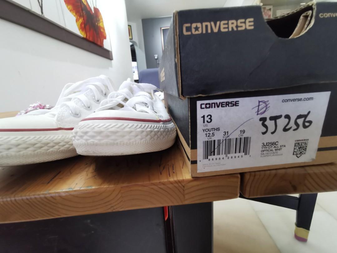 Kids Converse white shoes 13us 31 Eur Everything Else on Carousell