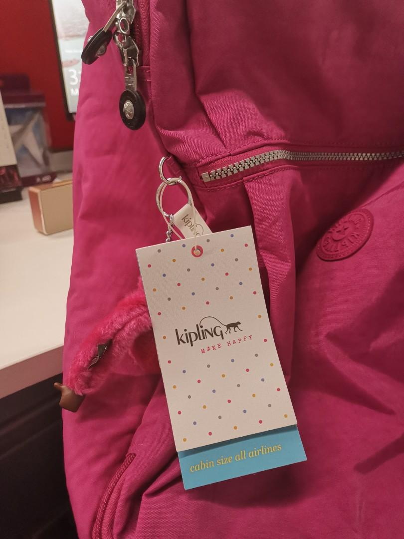 Kipling Carryon Luggage Pink, Hobbies & Toys, Travel, Luggage on Carousell