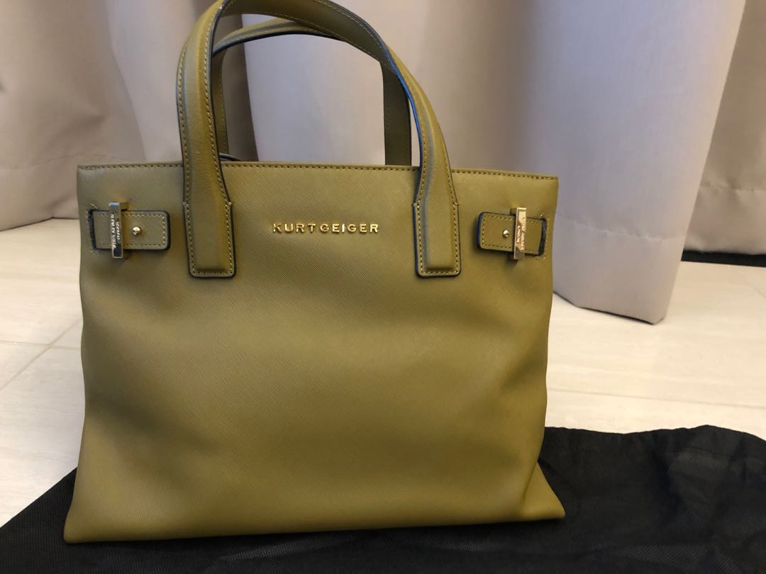 kurt geiger saffiano tote bolsa