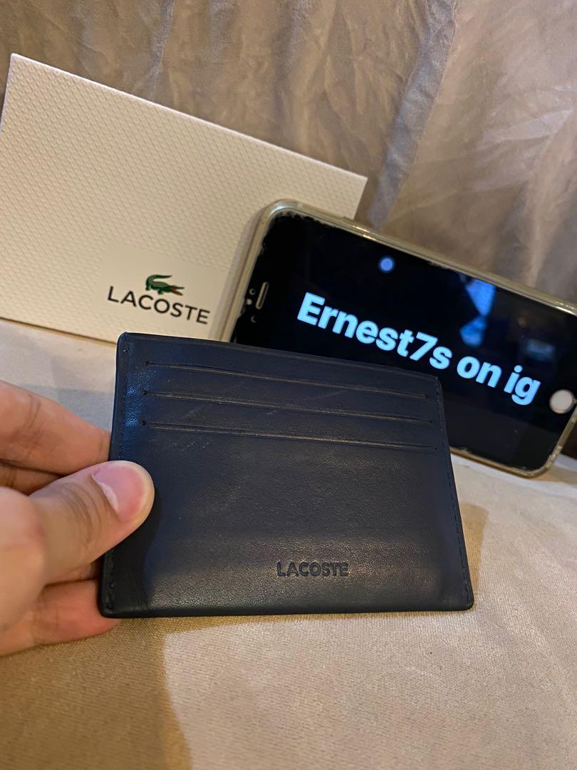 Lacoste card deals holder wallet