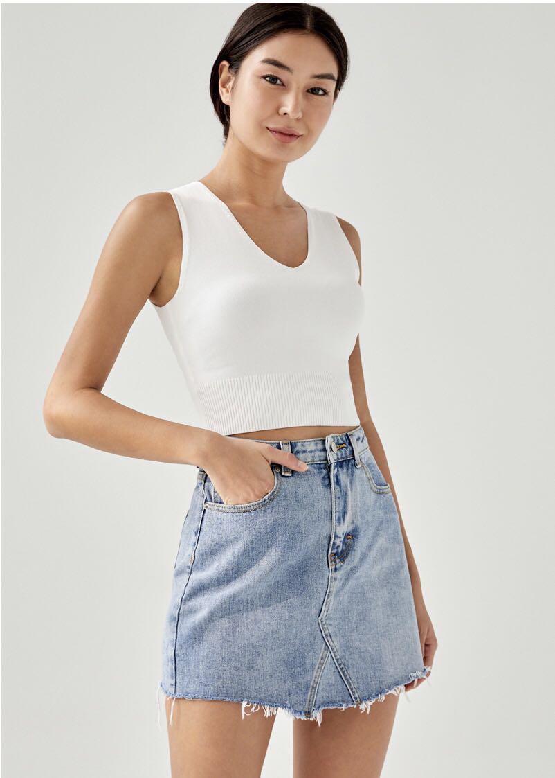 Thorali knit crop top clearance
