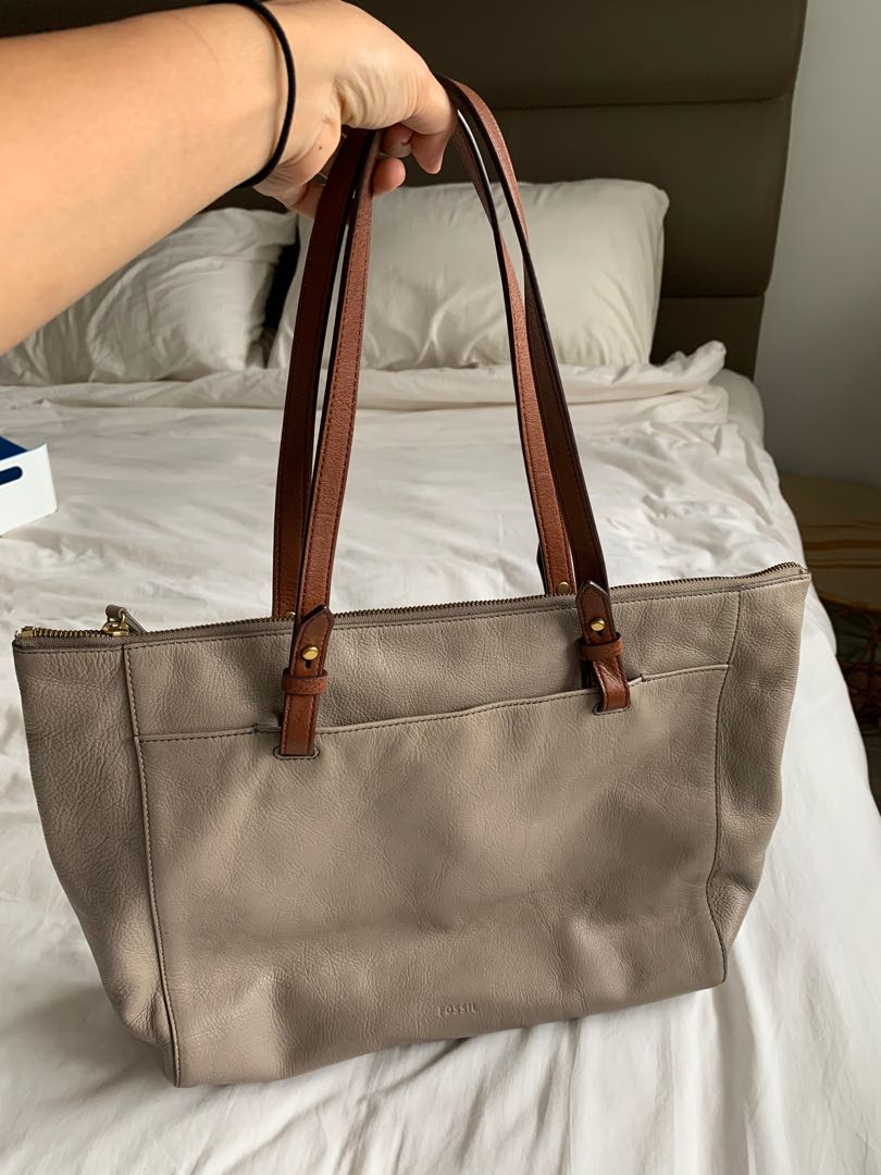 Leather Fossil Rachel Tote