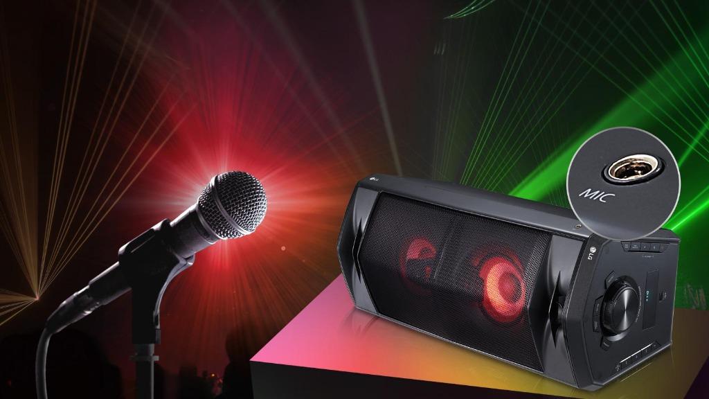 LG FJ5 Bluetooth USB Karaoke Speaker System Audio Soundbars