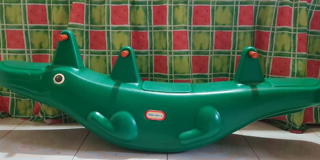 crocodile seesaw little tikes