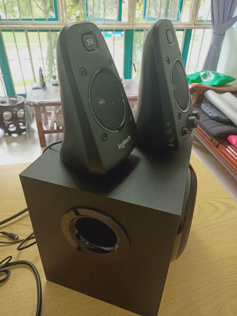 Logitech z623 outlet optical input