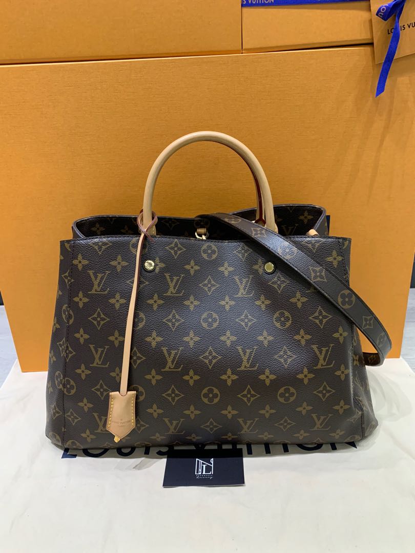 Louis Vuitton Montaigne GM Monogram Bag Luxury Bags Wallets on