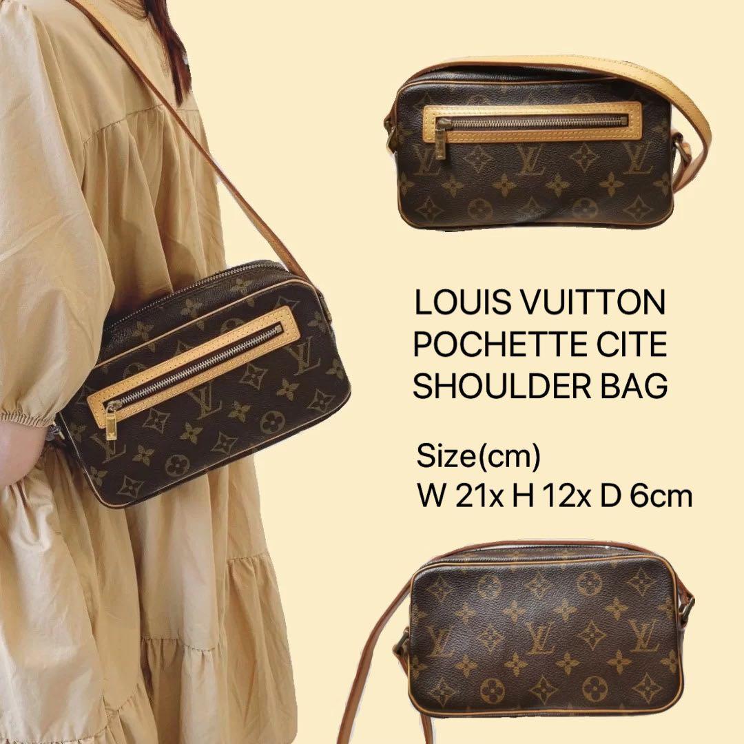 Japan Used Bag] Used Louis Vuitton Pochette Twin Pm Monogram/Pvc