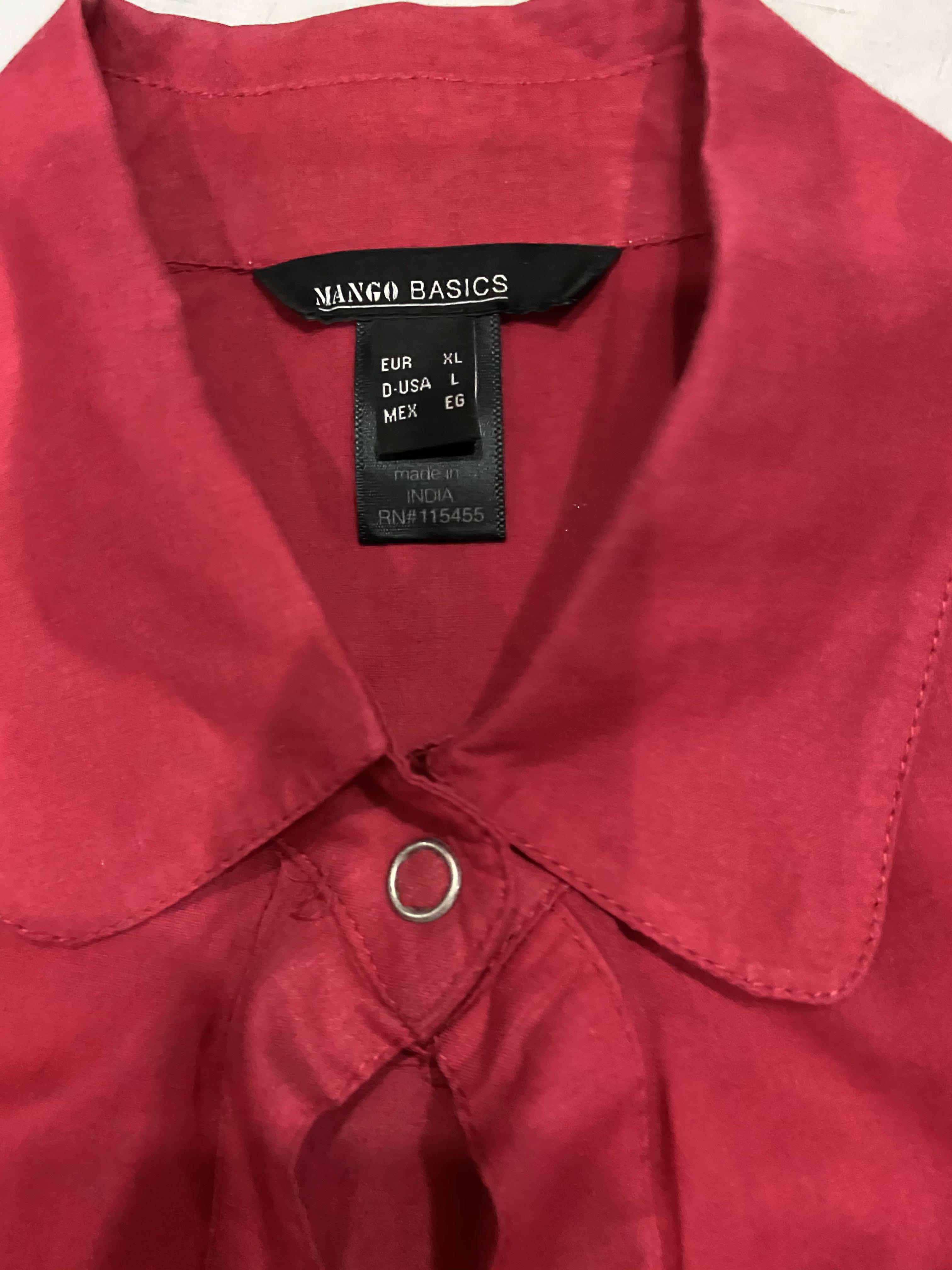 Mango Basic Shirt Women S Fashion Clothes Tops On Carousell