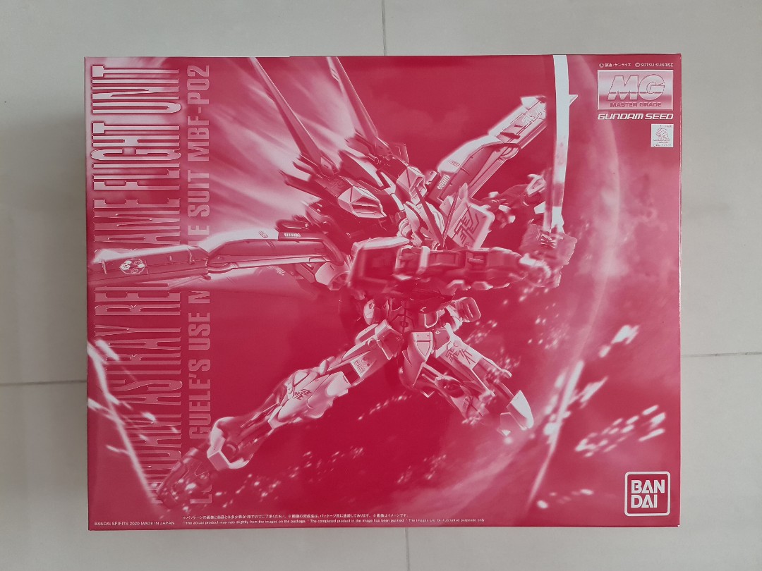 Mg 1 100 Gundam Red Frame With Flight Unit Toys Games Bricks Figurines On Carousell