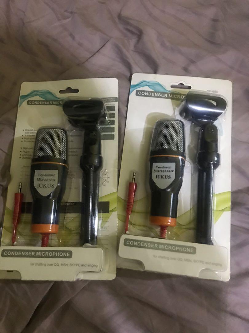 Mic condenser, Audio, Microphones on Carousell