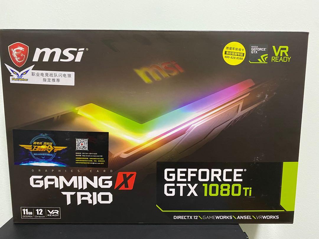Msi Gtx 1080 Ti Gaming X Trio Electronics Computer Parts Accessories On Carousell