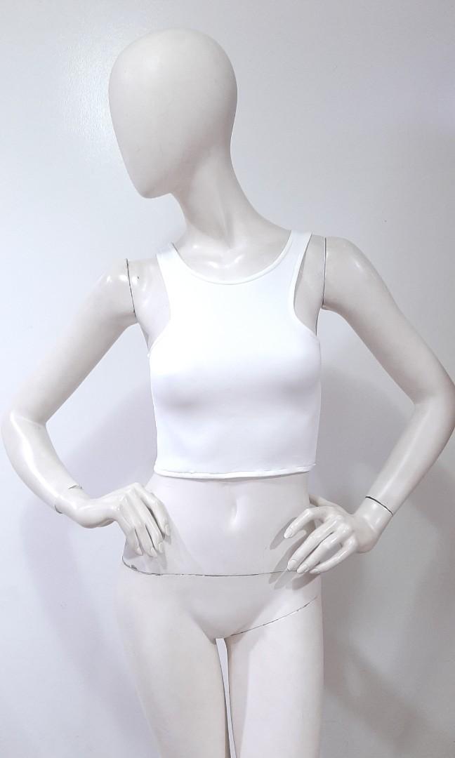 Neoprene halter top Zara Forever 21 H M river island bershka Women s Fashion Tops Others Tops on Carousell