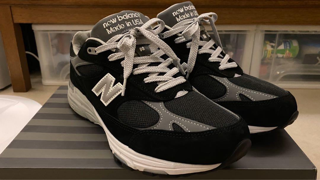 New Balance 993BK US9.5 4E , 男裝, 鞋, 波鞋- Carousell