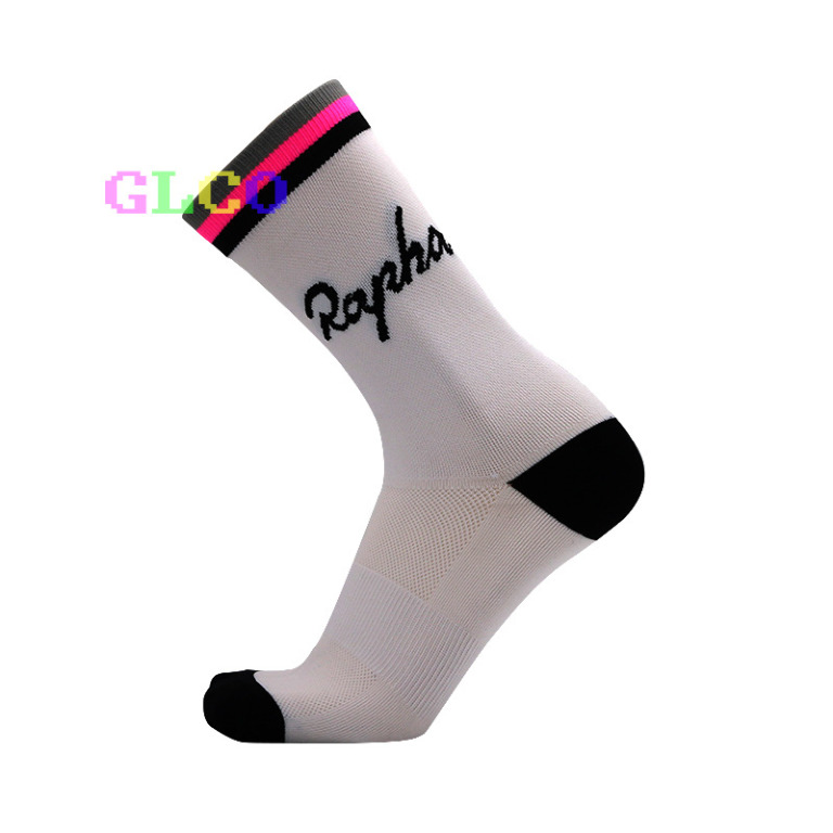 New High Quality Professional Brand Rapha Cycling Socks White Multi Color Sports Sports Apparel On Carousell