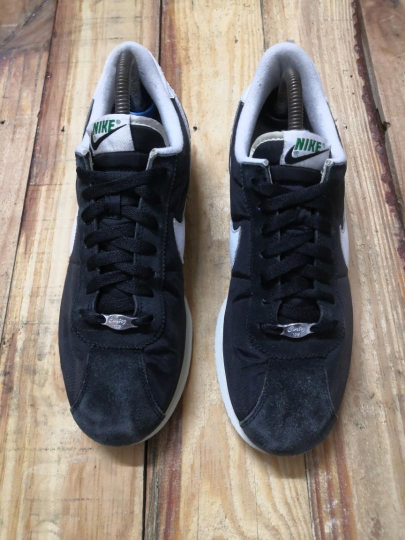 Nike Cortez Basic Nylon 06 Black White Men s Fashion Footwear