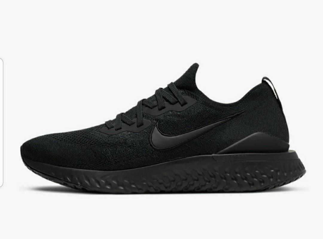 Nike flyknit react 2 black clearance
