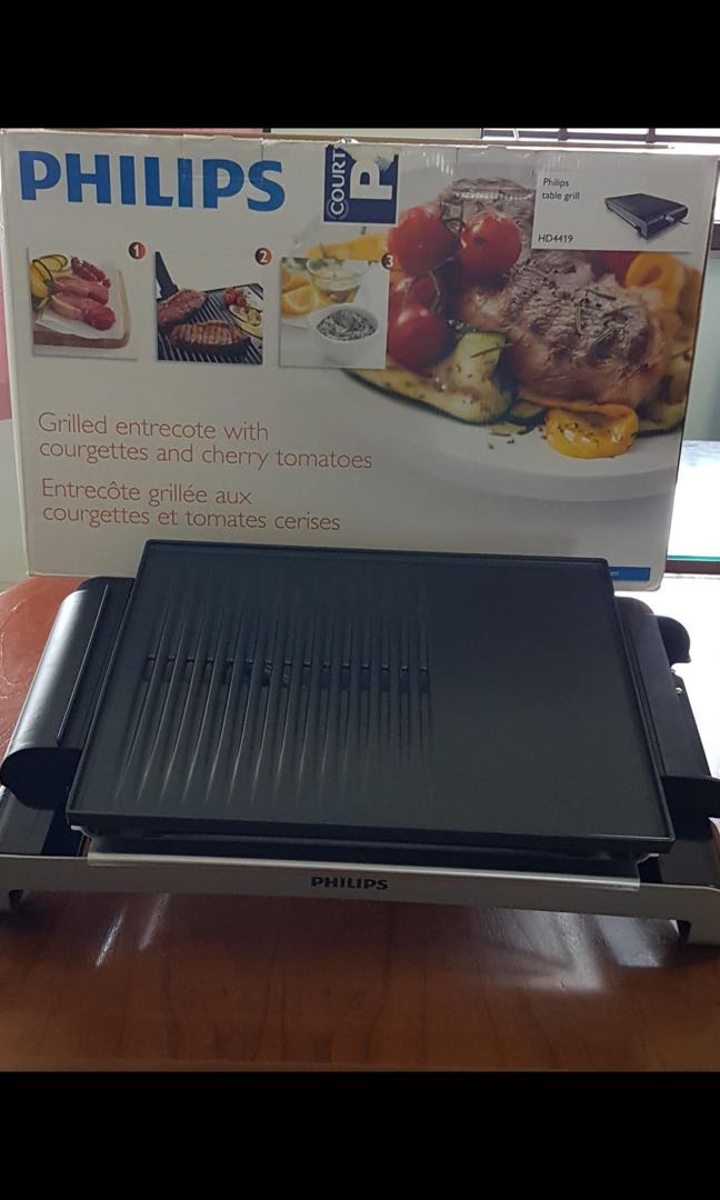 Philips Table Grill HD 4419, TV & Home Appliances, Kitchen Appliances