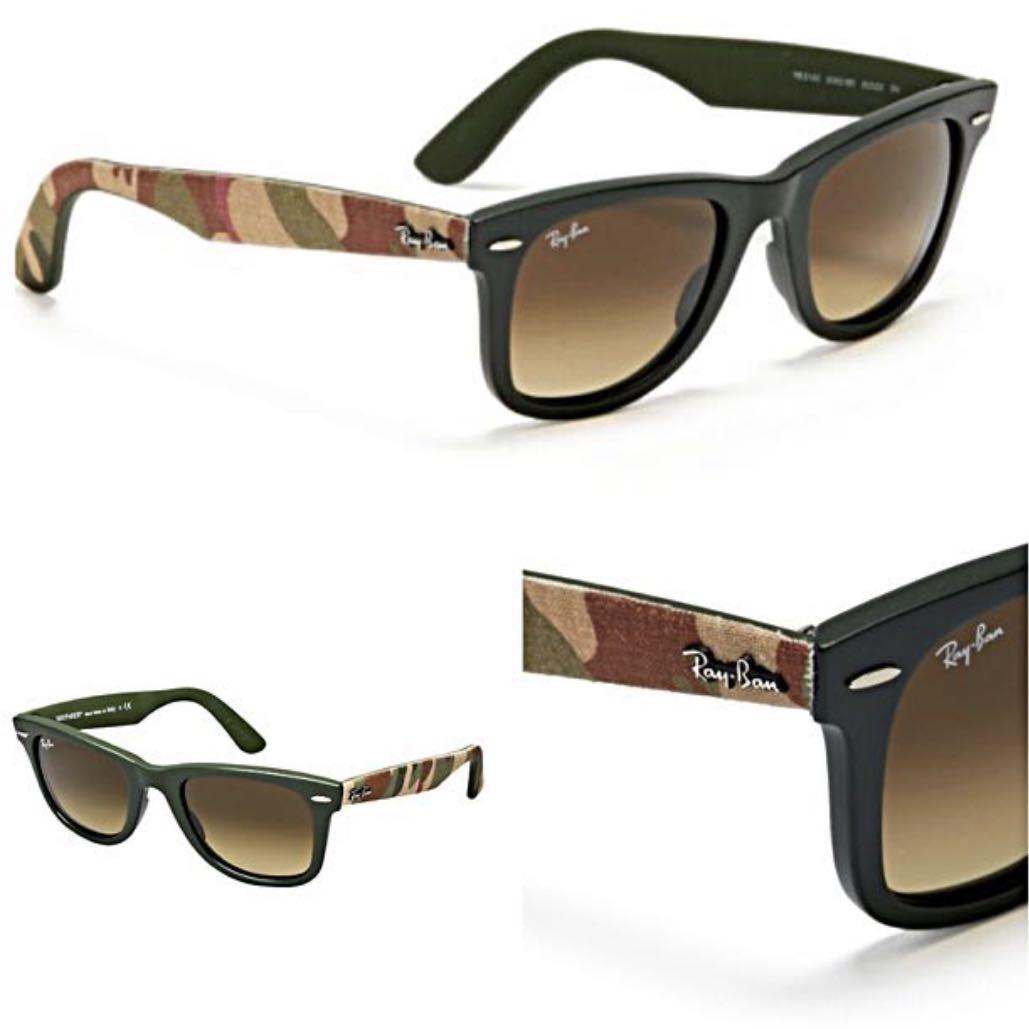 BN RAY-BAN ORIGINAL WAYFARER URBAN CAMOUFLAGE BROWN LENS, Men's Fashion ...