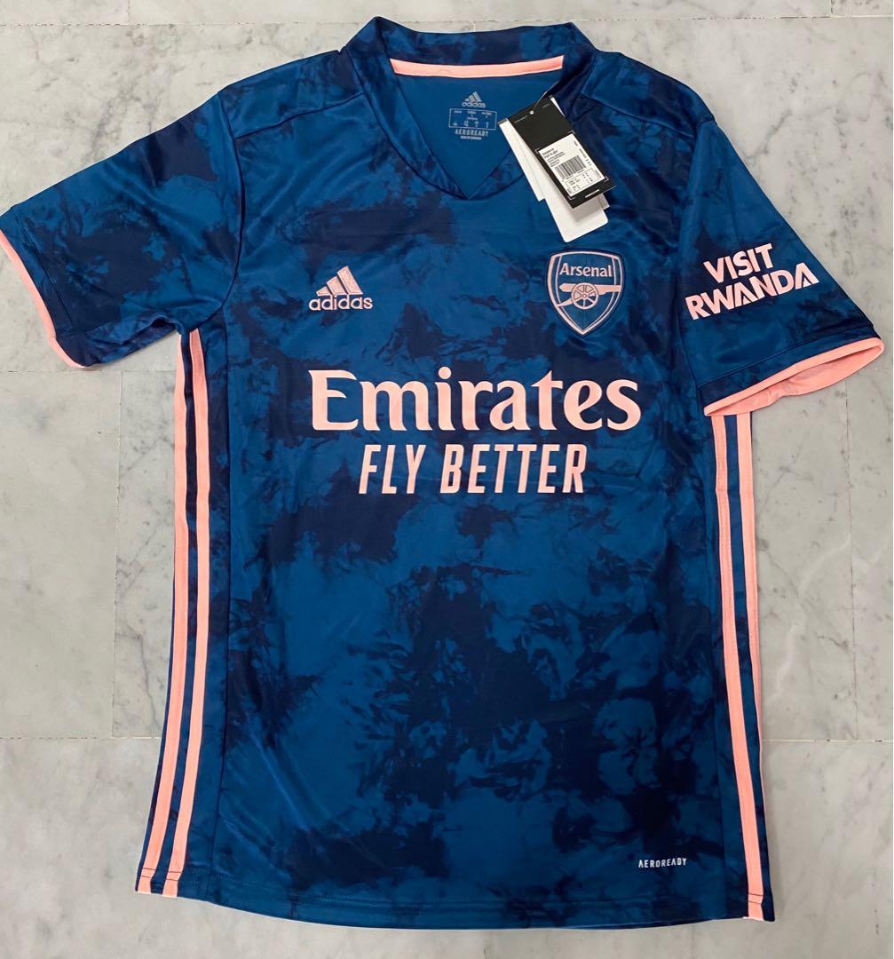 Ready Stock Arsenal 3rd Kit Jersey 20 21 Sports Sports Apparel On Carousell