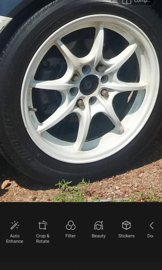 Rim Mugen 16 Siap Tayar Auto Accessories On Carousell