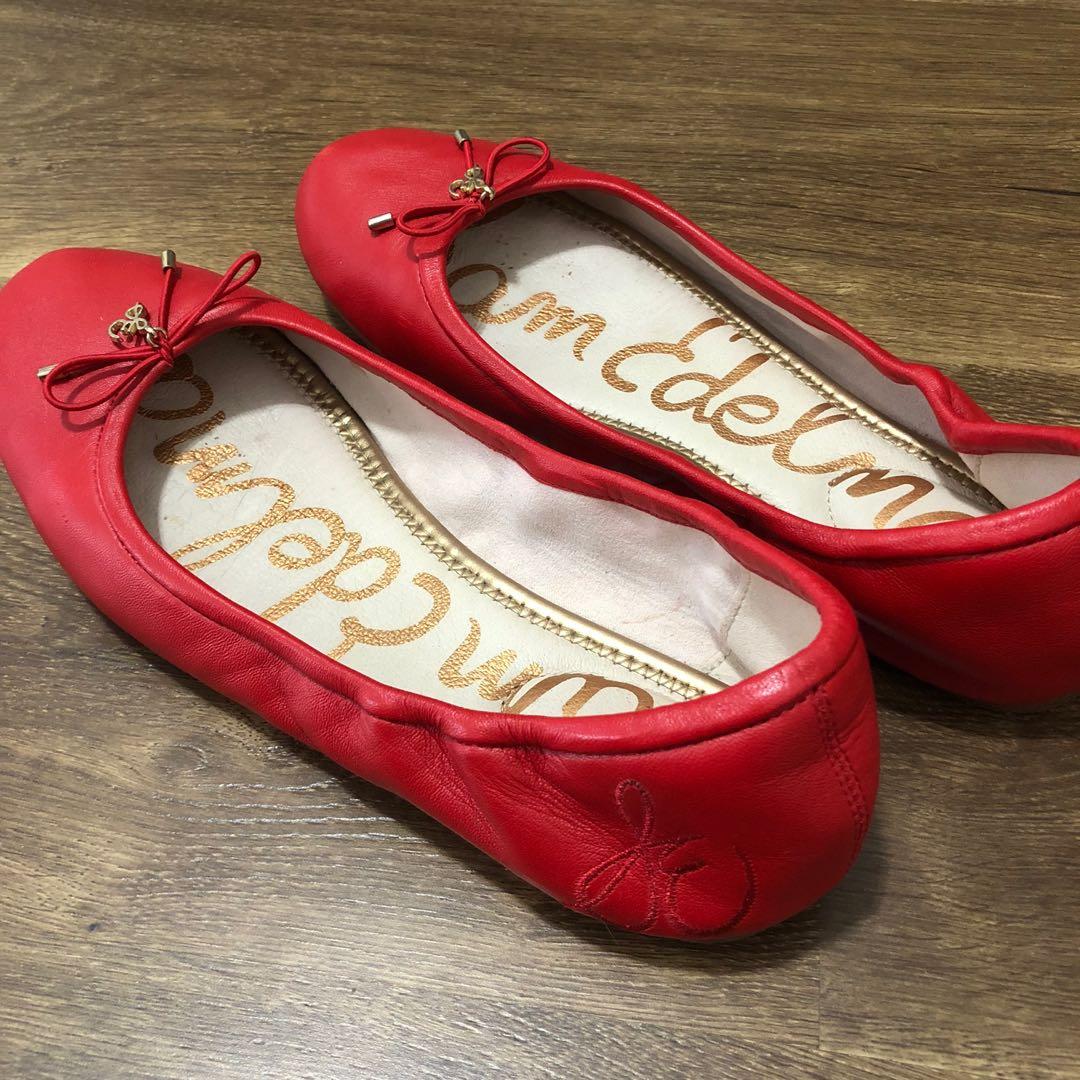sam edelman red flats