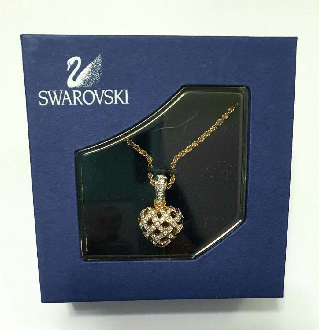 Swarovski woven heart pendant outlet