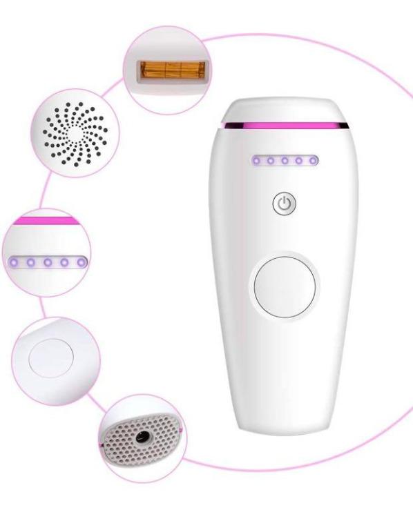 TOULLGO IPL Hair Removal Permanent Hair Removal IPL Epilator Hair Removal 500 000 Flashes Painless Intense Pulsed Light Epilator for Women and Men